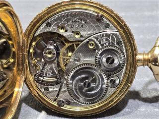 Vintage ELGIN WATCH CO Pocket Watch 14K GOLD POCKET WATCH